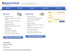 Tablet Screenshot of mainlinkads.com